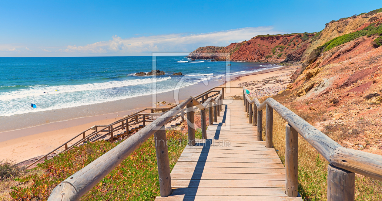 Bild-Nr.: 12895101 Steg zum Praia do Amado West Algarve Portugal erstellt von SusaZoom