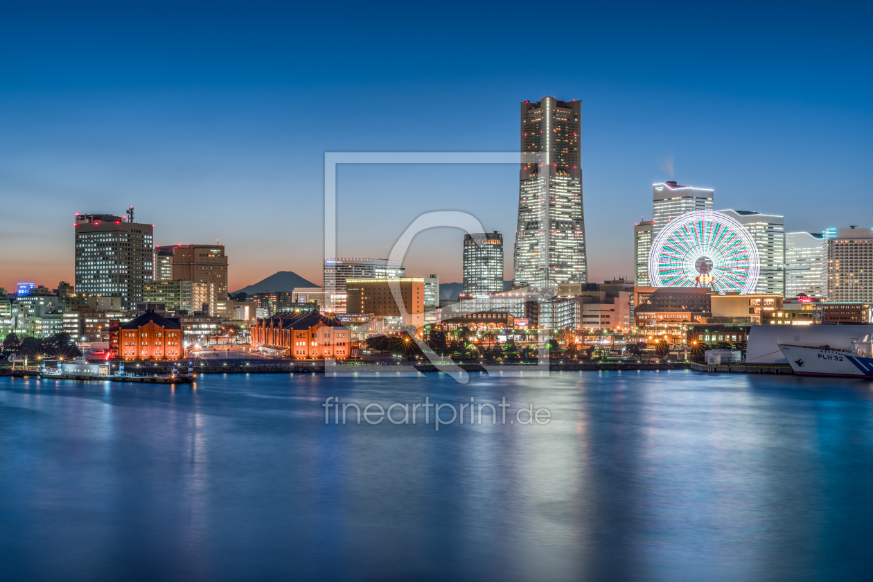 Bild-Nr.: 12895363 Yokohama Skyline bei Nacht erstellt von eyetronic