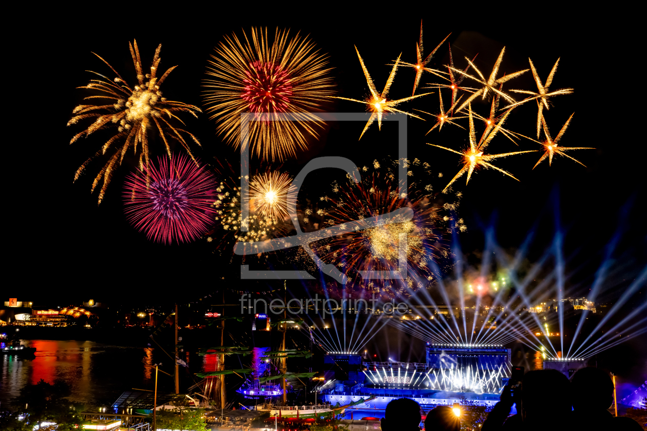 Bild-Nr.: 12895674 Hamburg Hafenfest - Hafengeburtstag mit Feuerwerk erstellt von uh-Photography