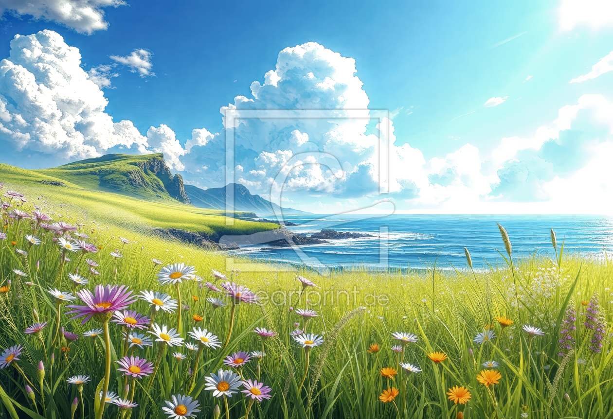 Bild-Nr.: 12898026 Sommerlandschaft KI erstellt von XYRIUS