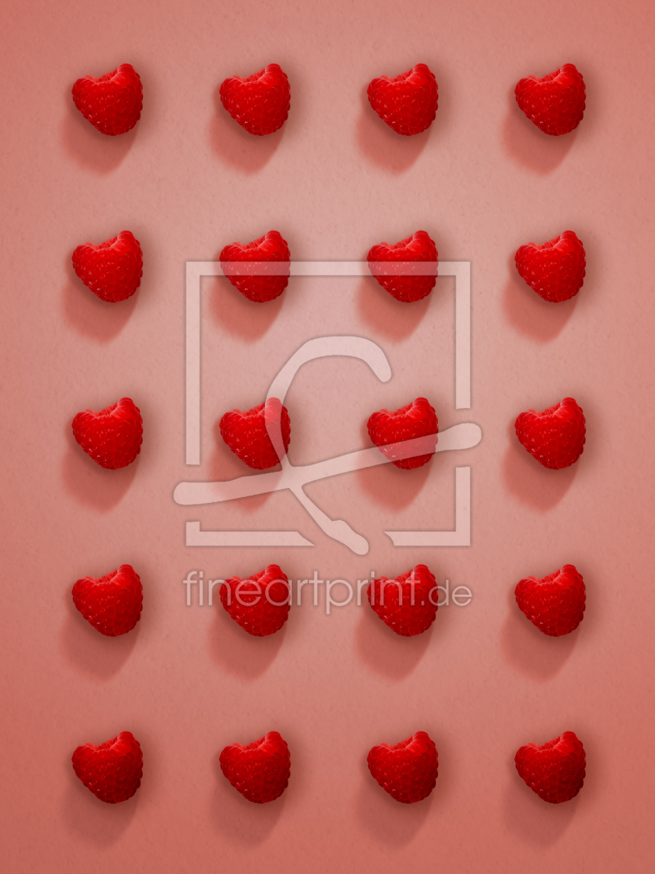 Bild-Nr.: 12901646 Himbeerraster_Struktur in Rosa erstellt von Sandra Höfer