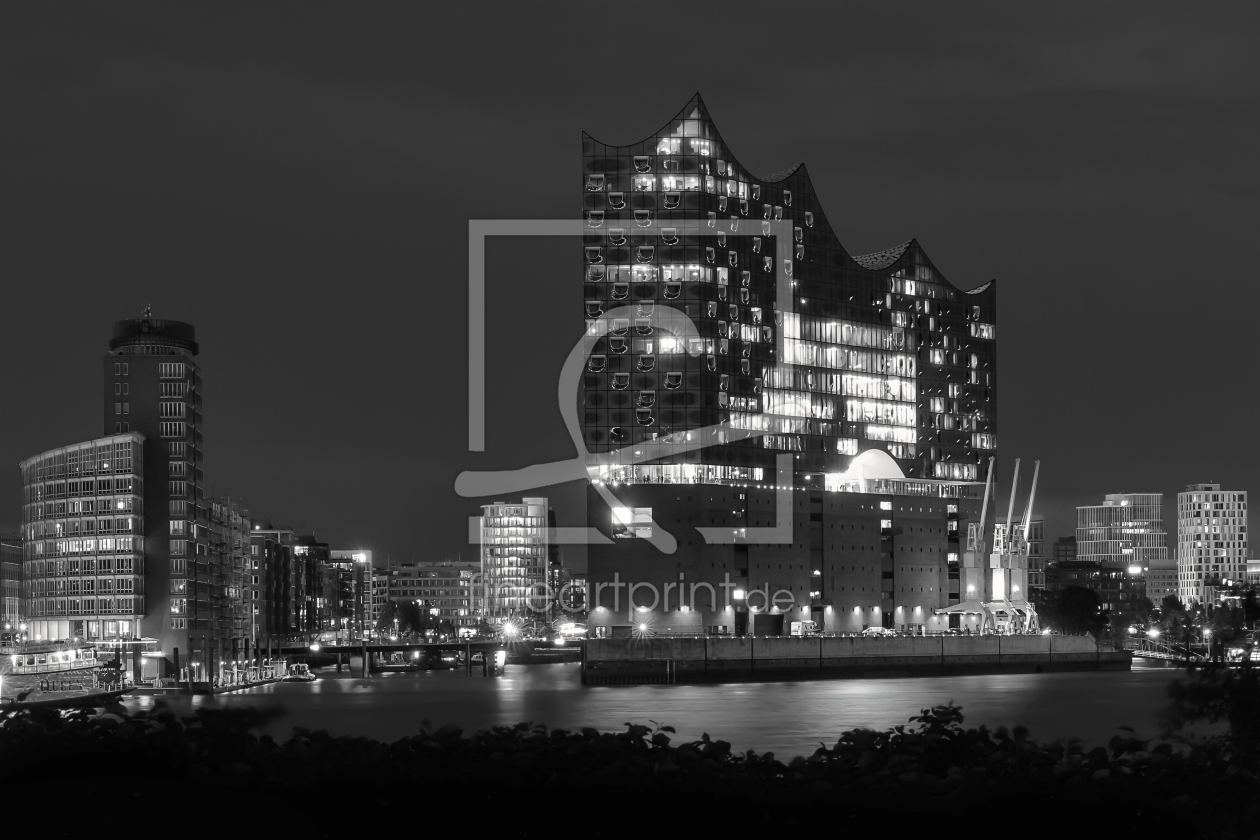 Bild-Nr.: 12905282 Hamburg - Elbphilharmonie Schwarz-Weiß  erstellt von uh-Photography
