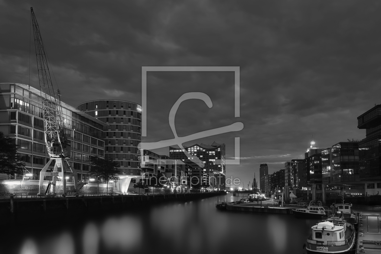 Bild-Nr.: 12905533 Hamburg - Hafen Schwarz-Weiß  erstellt von uh-Photography