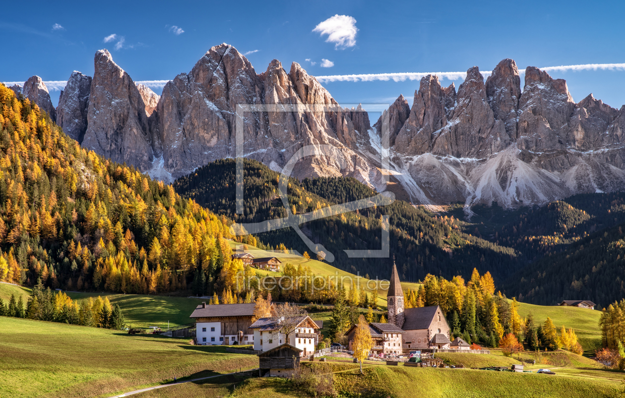 Bild-Nr.: 12909634 Herbst im Villnößtal Südtirol erstellt von Achim Thomae