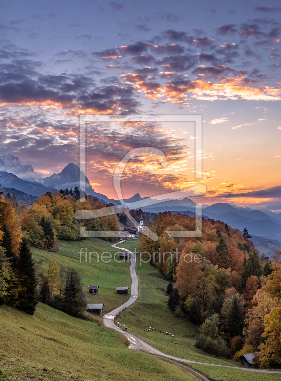 Bild-Nr.: 12910048 Sonnenuntergang in Oberbayern erstellt von Achim Thomae