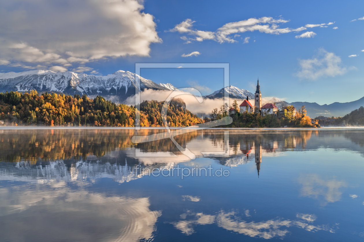Bild-Nr.: 12915530 Sonnenaufgang am Bleder See Slowenien erstellt von Achim Thomae