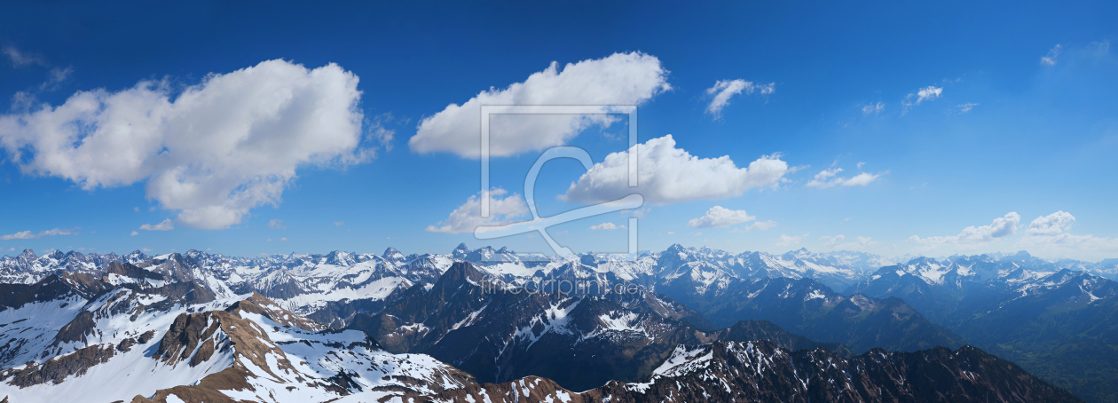 Bild-Nr.: 12915845 Gipfelblick am Nebelhorn Winterlandschaft Allgäu erstellt von SusaZoom
