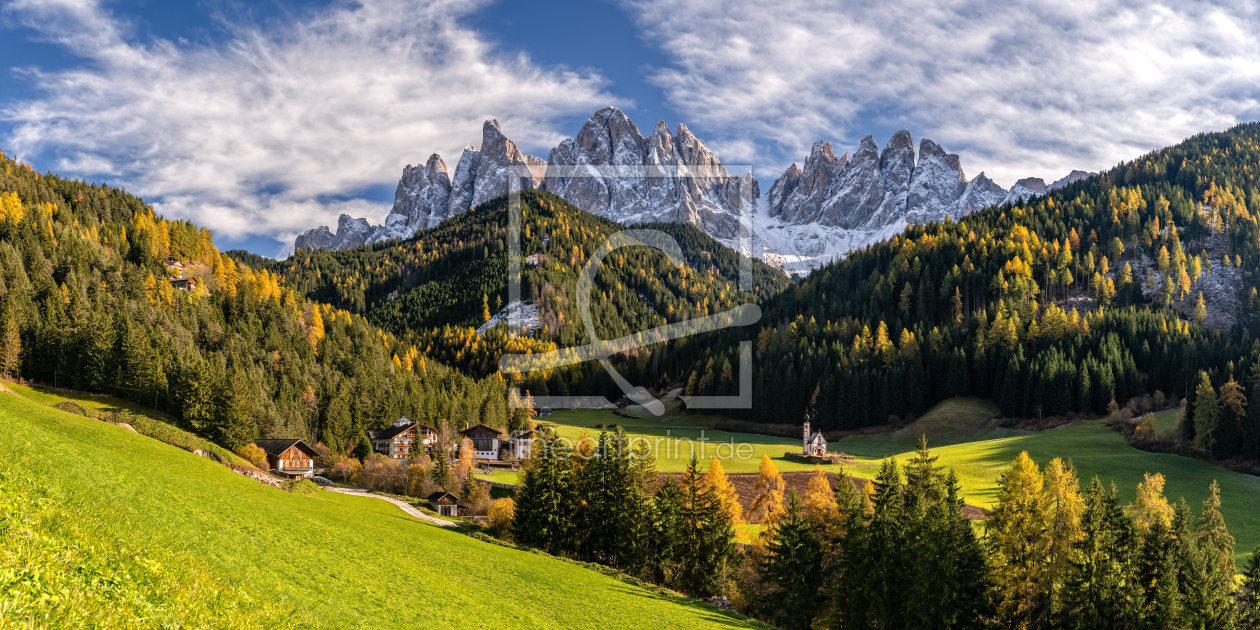 Bild-Nr.: 12916157 Val di Funes im Herbst erstellt von Achim Thomae