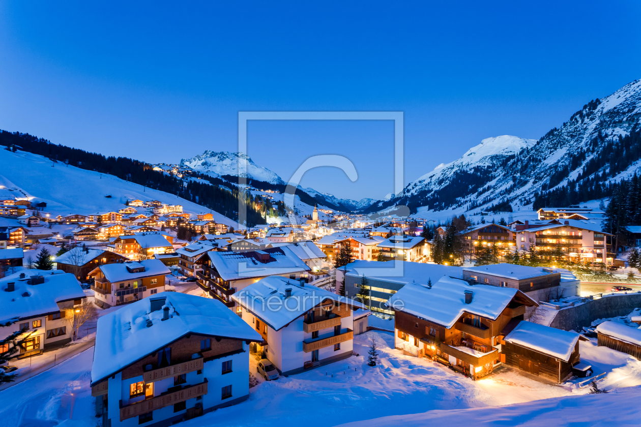 Bild-Nr.: 12916553 Winter in Lech am Arlberg in Österreich erstellt von dieterich