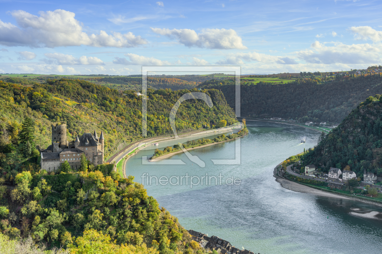 Bild-Nr.: 12917117 Burg Katz und Loreley in Rheinland-Pfalz erstellt von Michael Valjak