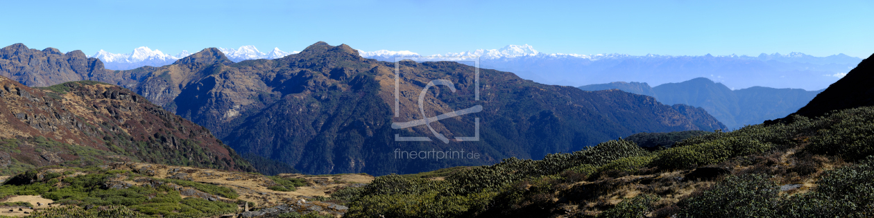 Bild-Nr.: 12932363 Bhutan Panorama erstellt von Gerhard Albicker