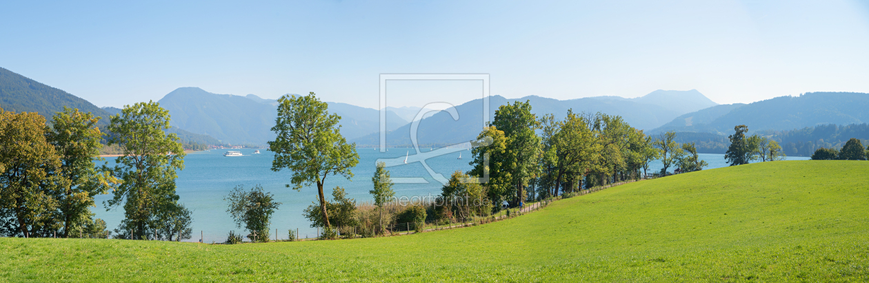 Bild-Nr.: 12939724 Panoramablick Gmund am Tegernsee im Sommer erstellt von SusaZoom