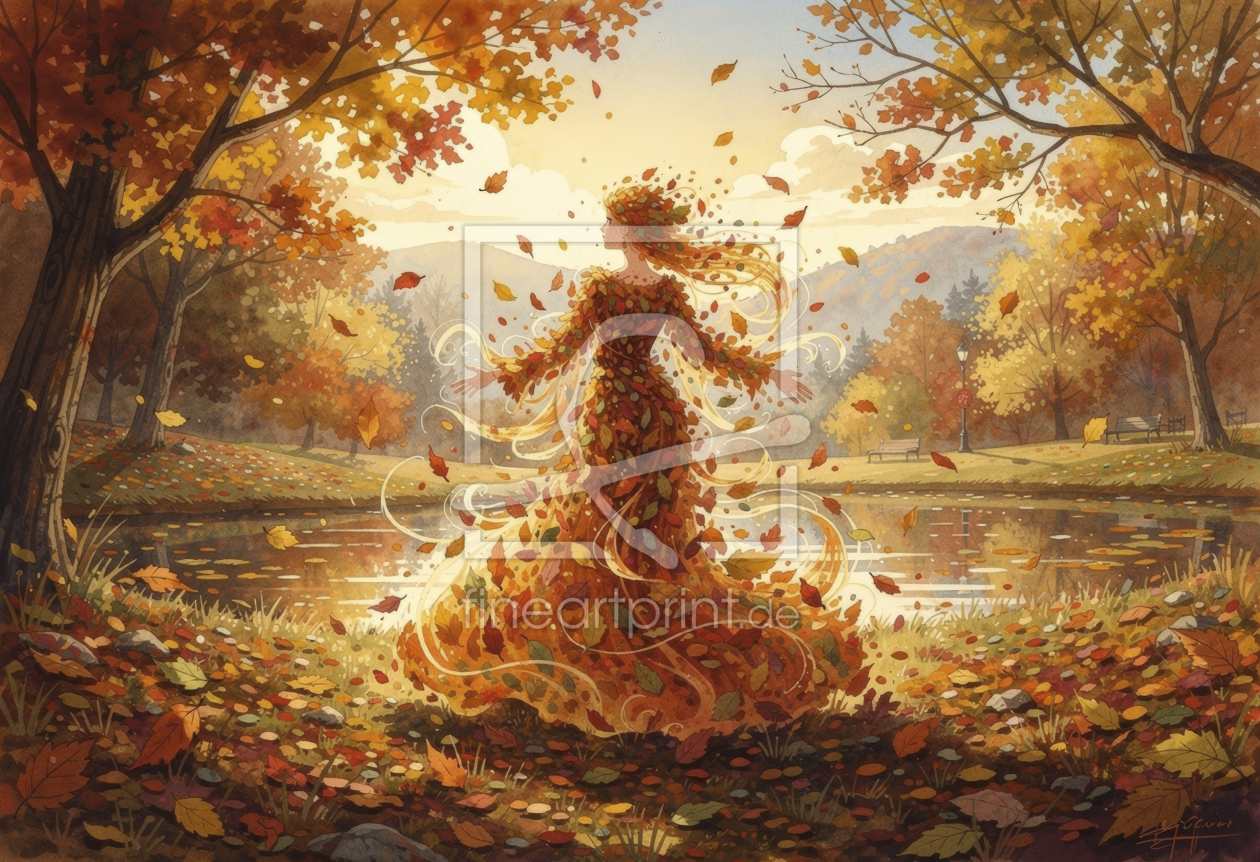 Bild-Nr.: 12939800 Herbstliche Impression KI erstellt von XYRIUS