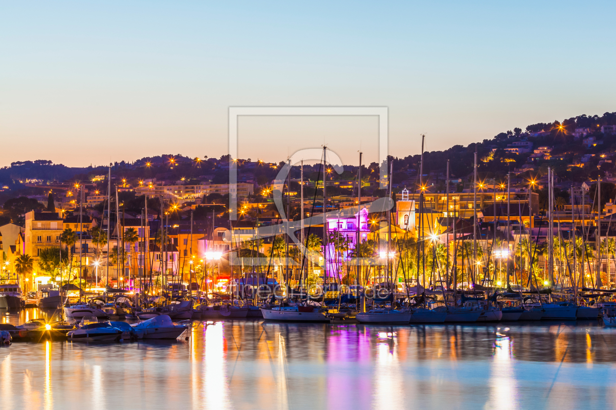 Bild-Nr.: 12940038 Hafen von Bandol am Abend - Frankreich erstellt von dieterich