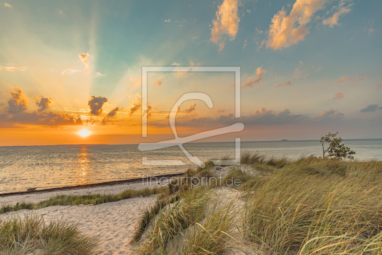 Bild-Nr.: 12940424 Sunbeamer über der Ostsee erstellt von Ursula Reins