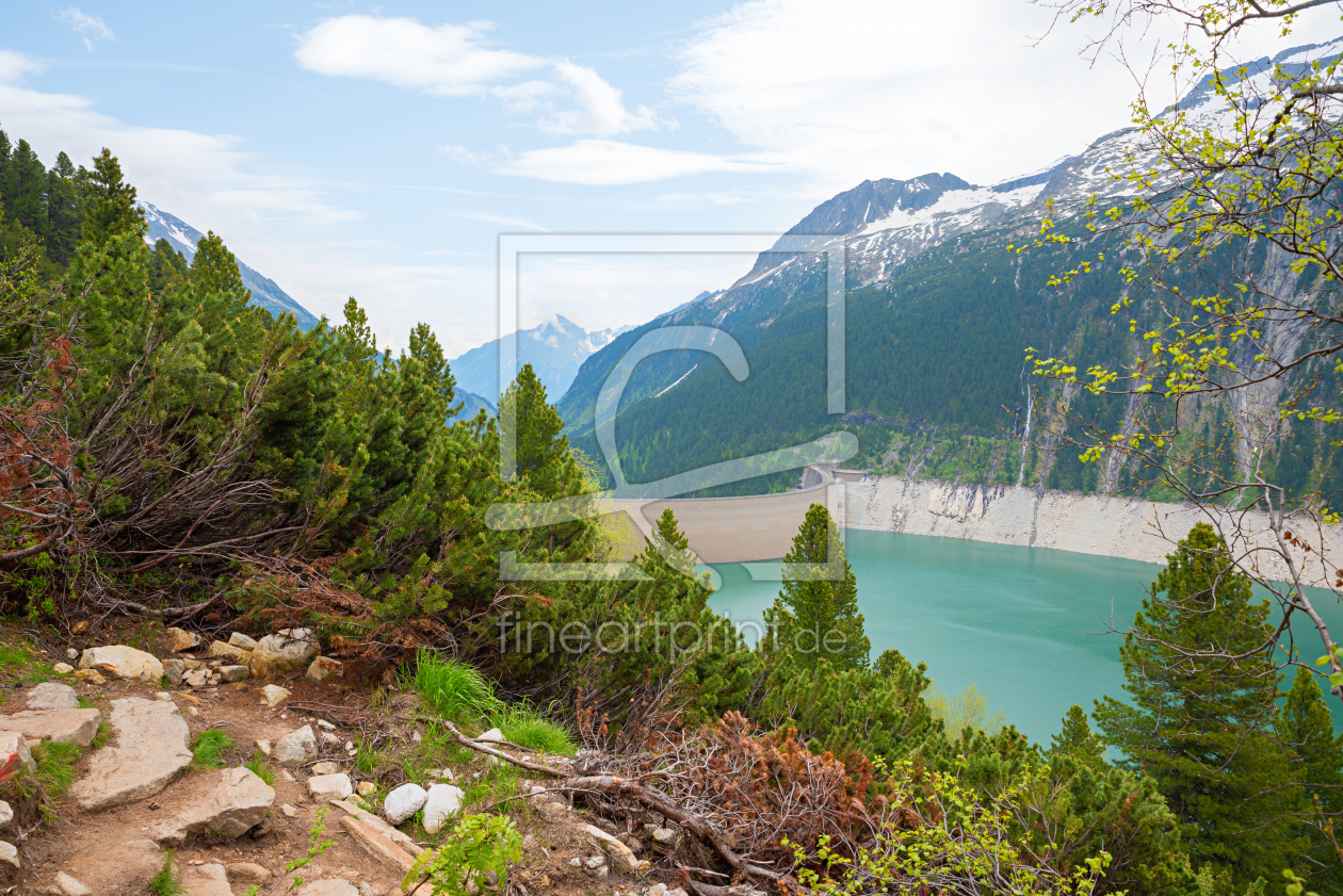 Bild-Nr.: 12949636 Schlegeisspeicher mit Staumauer Zillertaler Alpen erstellt von SusaZoom