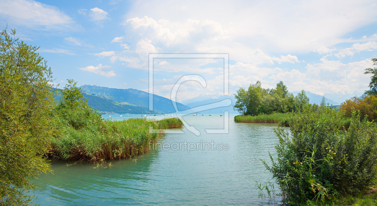 Bild-Nr.: 12949639 Naturlandschaft Gwatt am Thunersee erstellt von SusaZoom