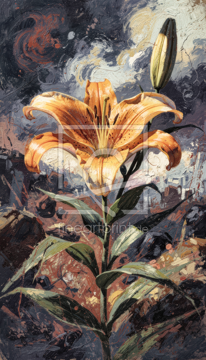 Bild-Nr.: 12949773 Blüten und Knospen KI erstellt von XYRIUS