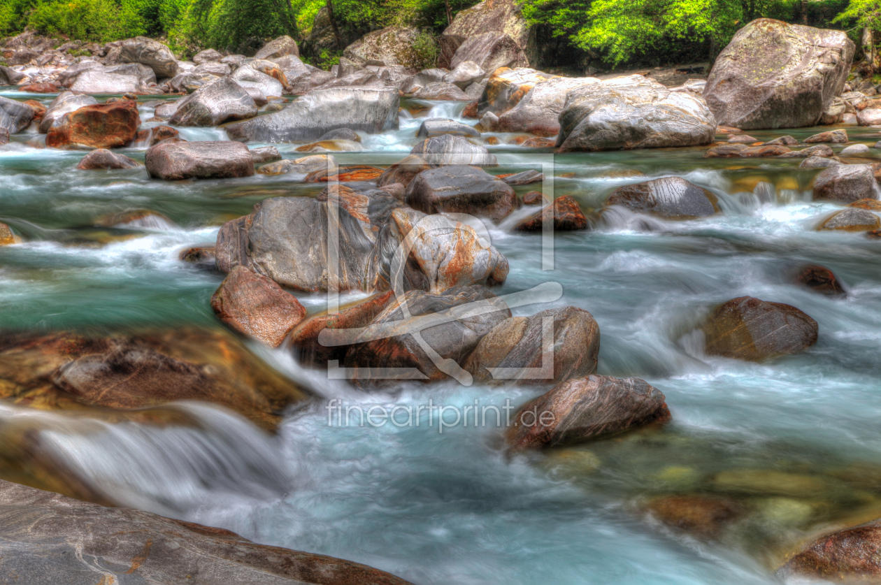 Bild-Nr.: 12950356 Der Fluss Verzasca im Verzascatal in der Schweiz erstellt von digidias