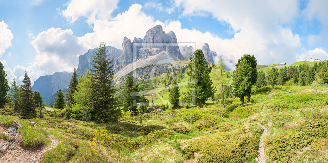 Bild-Nr.: 12950530 Sellatürme am Grödnerjoch Dolomiten erstellt von SusaZoom