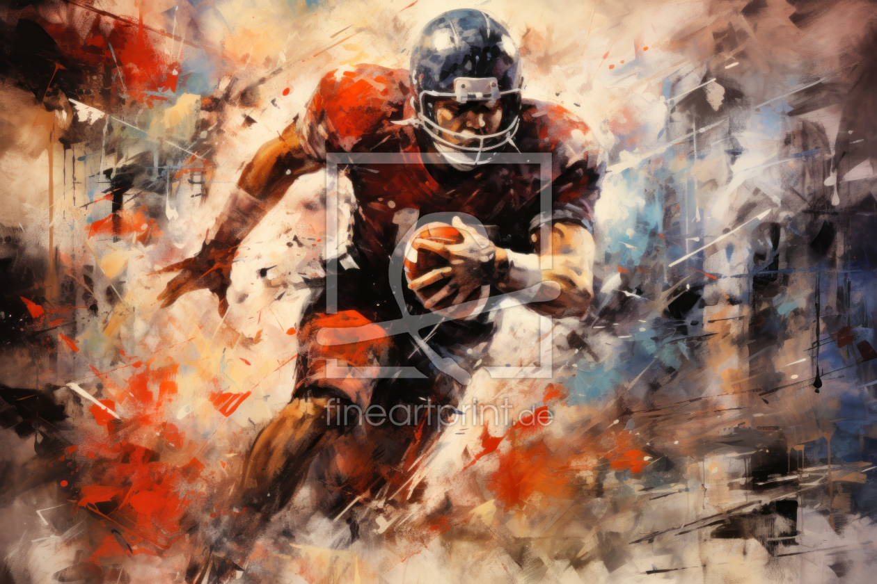 Bild-Nr.: 12952353 American Football Spieler KI erstellt von ARTemberaubend