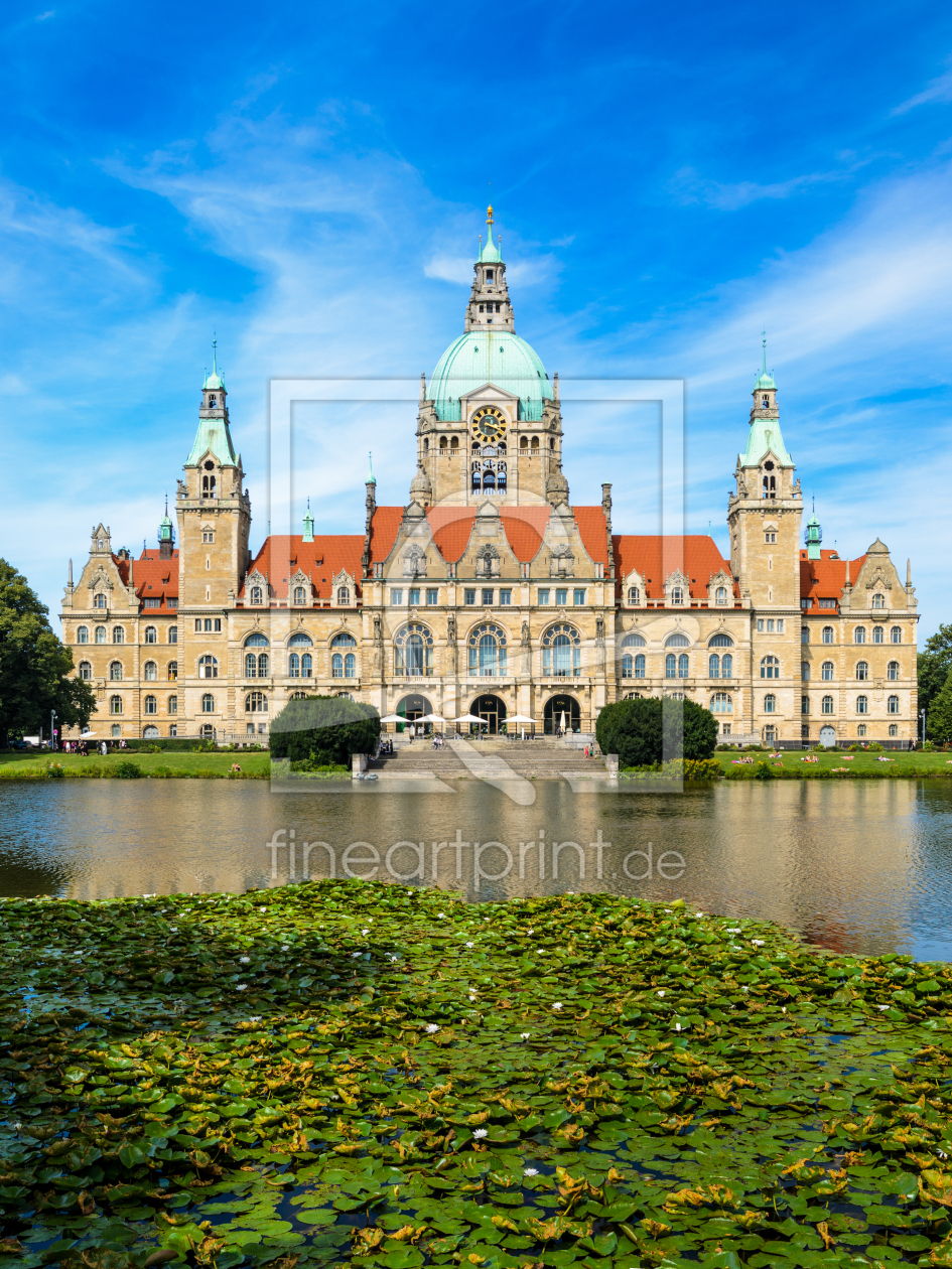 Bild-Nr.: 12957023 Rathaus Hannover im Sommer erstellt von Mapics