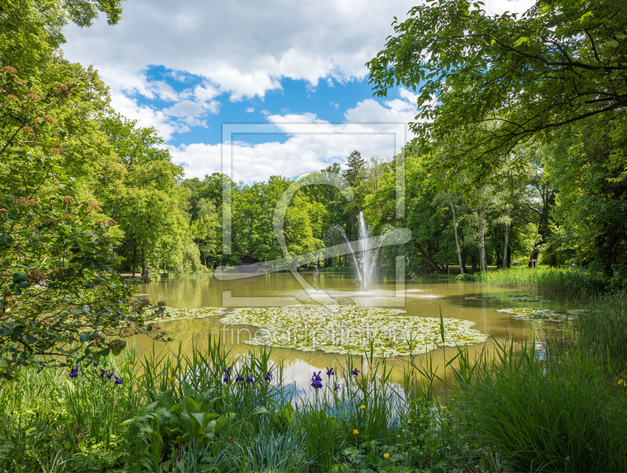 Bild-Nr.: 12957347 Irlachsee im Kurpark Bad Aibling erstellt von SusaZoom
