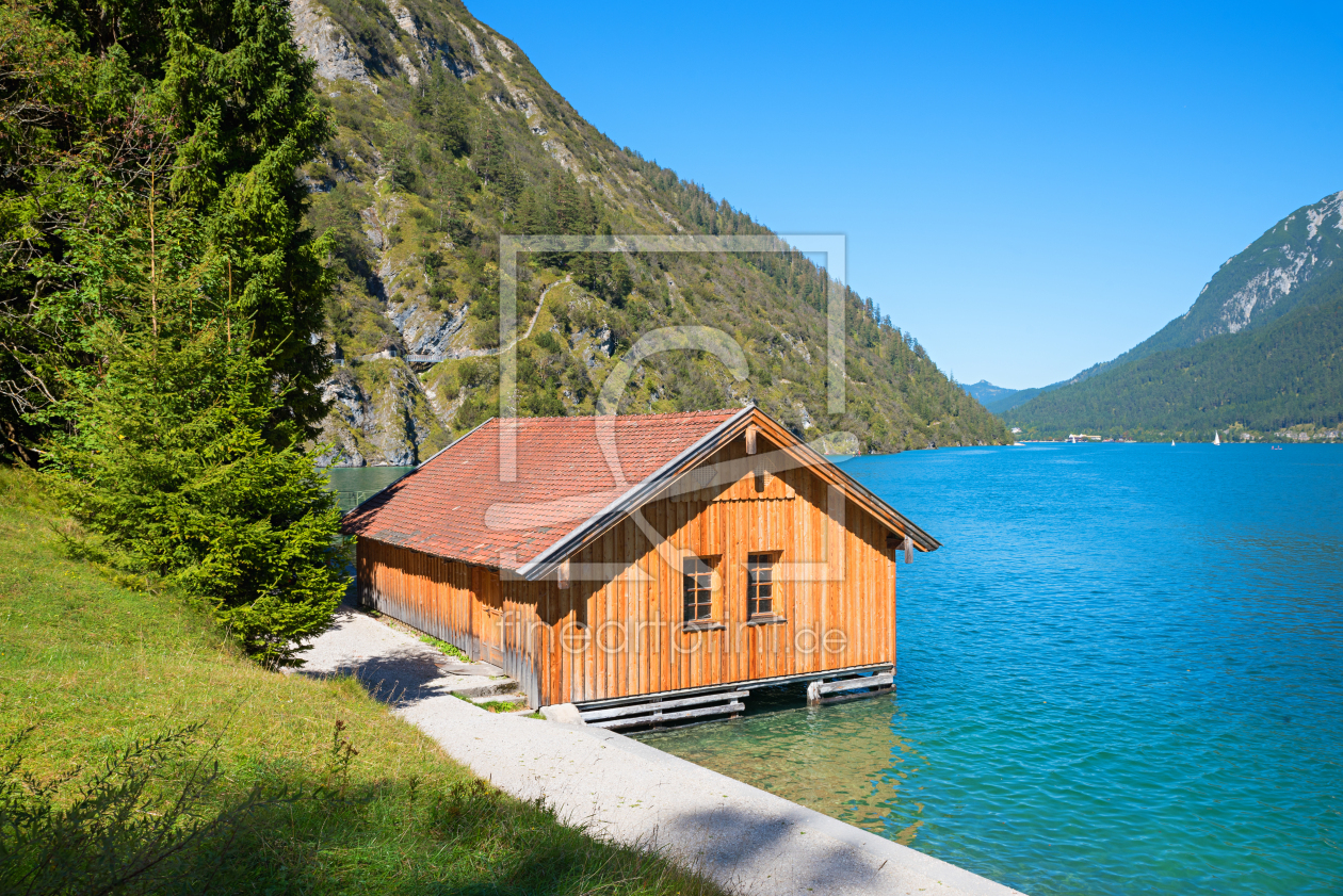Bild-Nr.: 12960997 Bootshaus am Achensee erstellt von SusaZoom