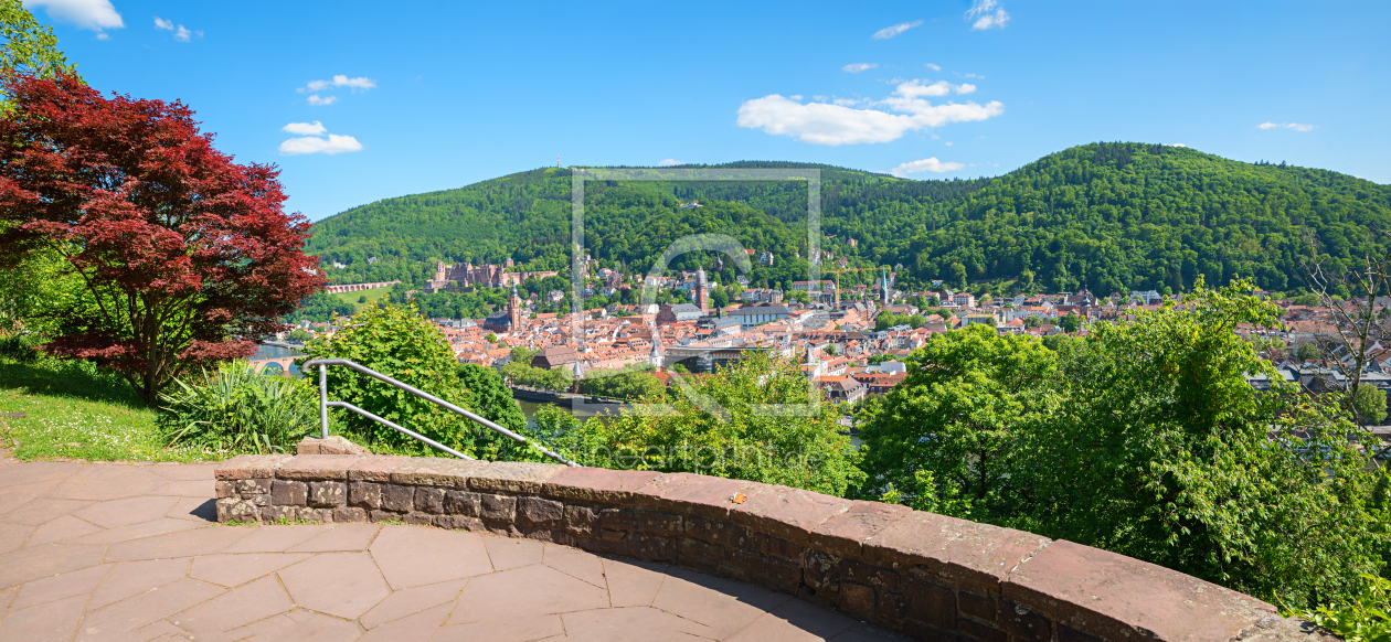 Bild-Nr.: 12961993 Aussicht Philosophenweg auf Altstadt Heidelberg erstellt von SusaZoom