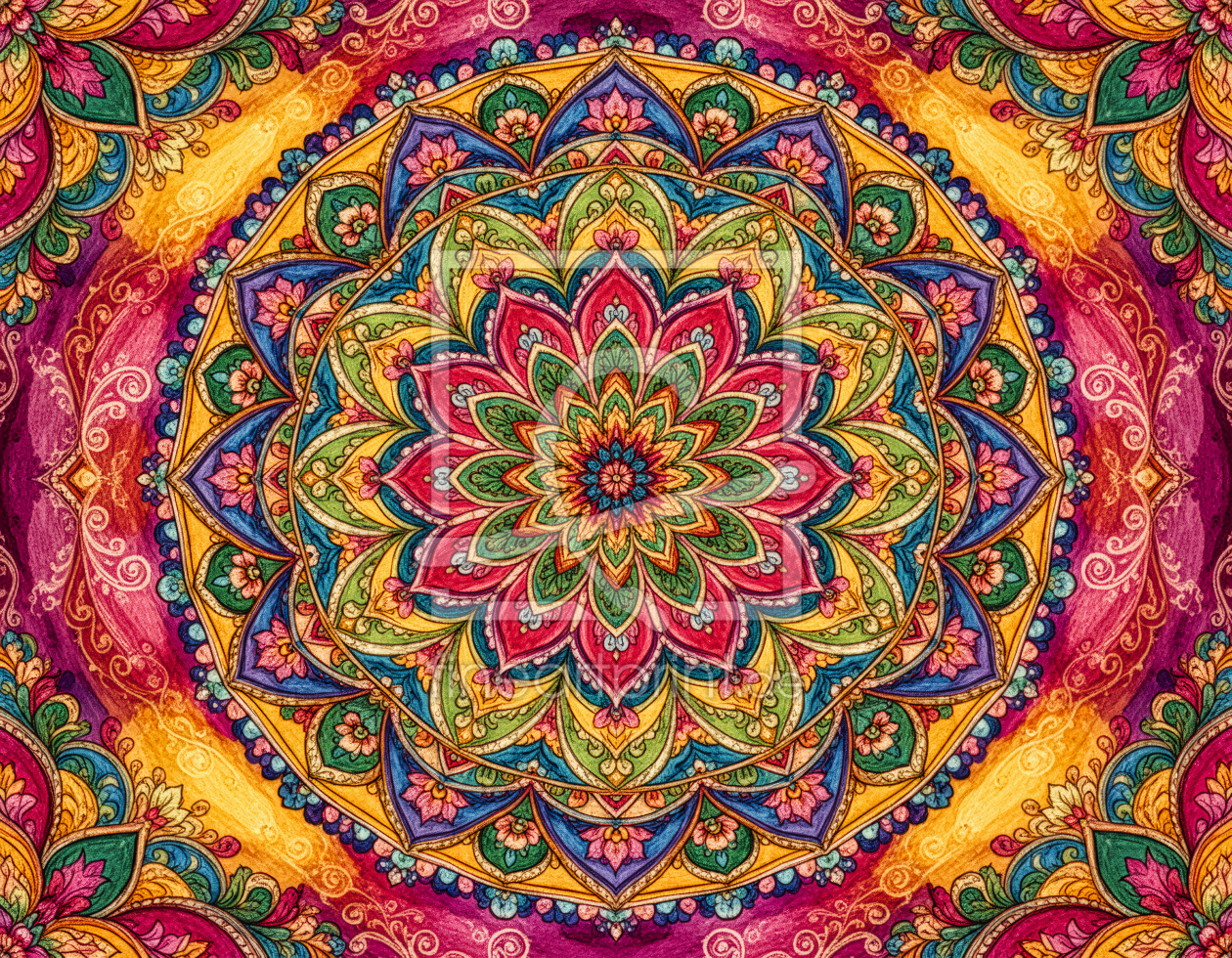 Bild-Nr.: 12964172 Mandala India Color KI erstellt von XYRIUS