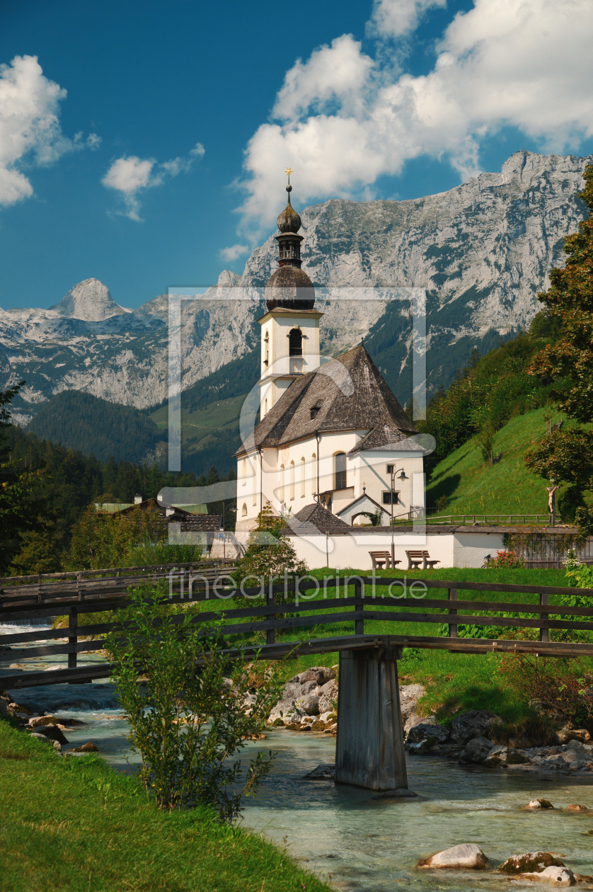 Bild-Nr.: 12964862 Ikonische Landschaft mit Kirche in Berchtesgaden erstellt von Smileus
