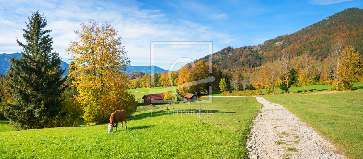 Bild-Nr.: 12967334 Herbstliche Wanderung bei Lenggries Oberbayern erstellt von SusaZoom
