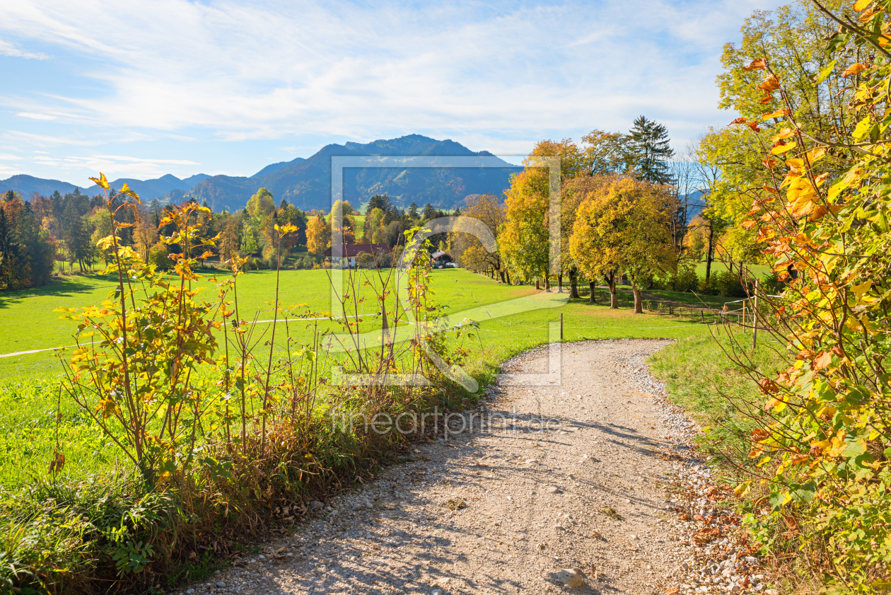 Bild-Nr.: 12967335 Herbstwanderung Lenggries mit Brauneck-Blick erstellt von SusaZoom