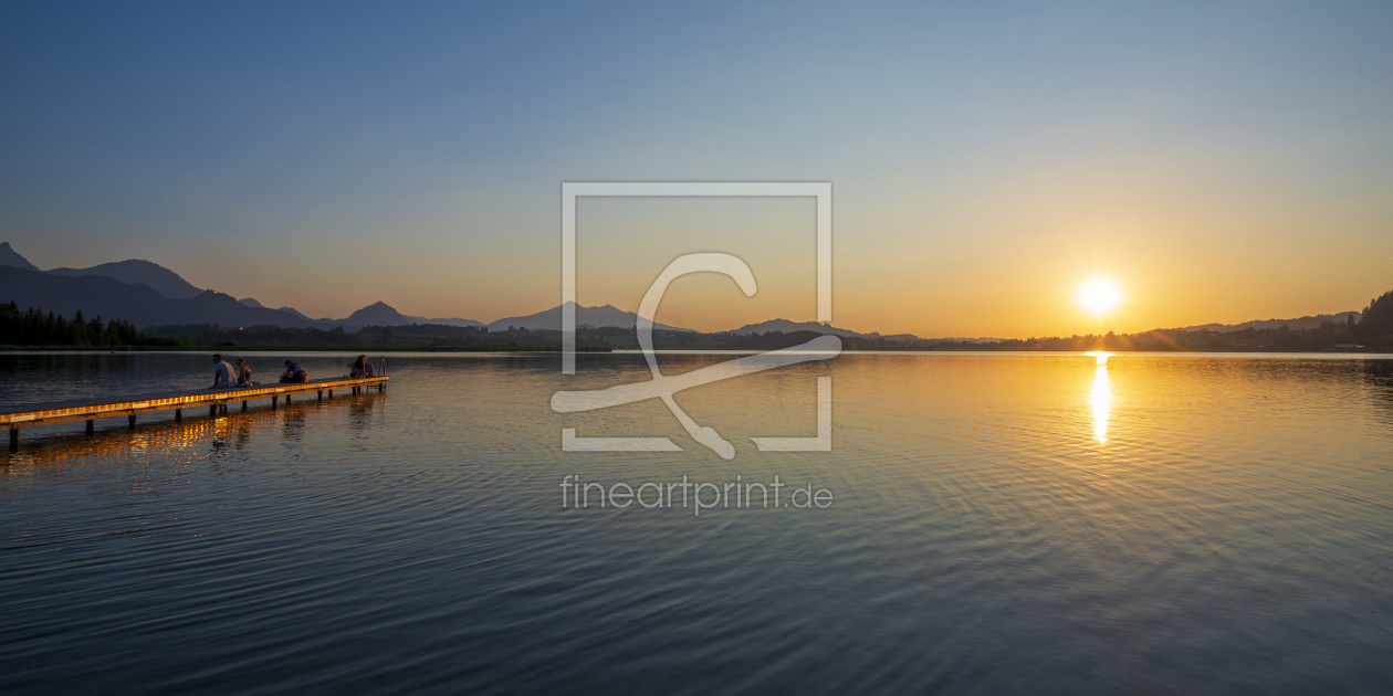 Bild-Nr.: 12967739 Sonnenfrieden am Hopfensee erstellt von Walter G. Allgöwer
