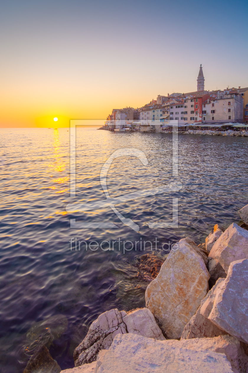 Bild-Nr.: 12967973 Rovinj in Kroatien im Sonnenuntergang erstellt von Martin Martin Wasilewski