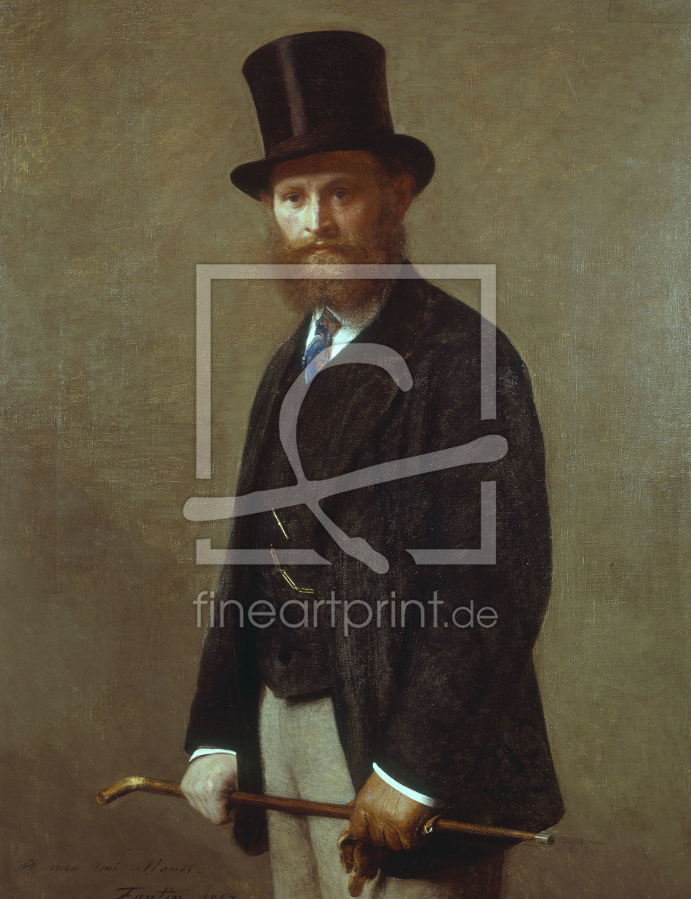 Bild-Nr.: 30000074 Edouard Manet /Painting by Fantin-Latour erstellt von Fantin-Latour, Henri