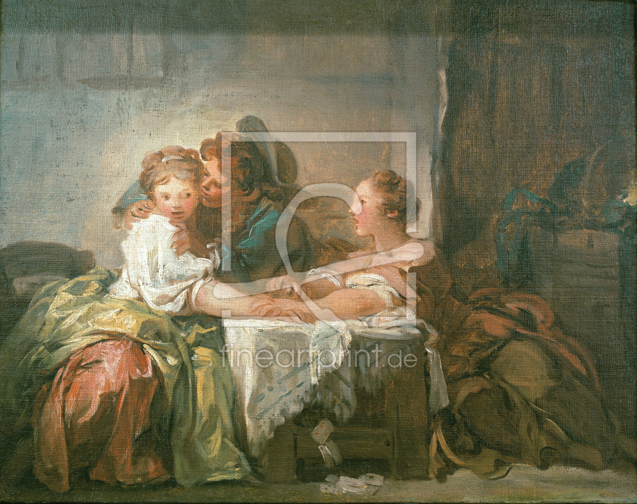 Bild-Nr.: 30000224 Fragonard / The Lost Forfeit / c.1764 erstellt von Fragonard, Jean-HonorÃ©