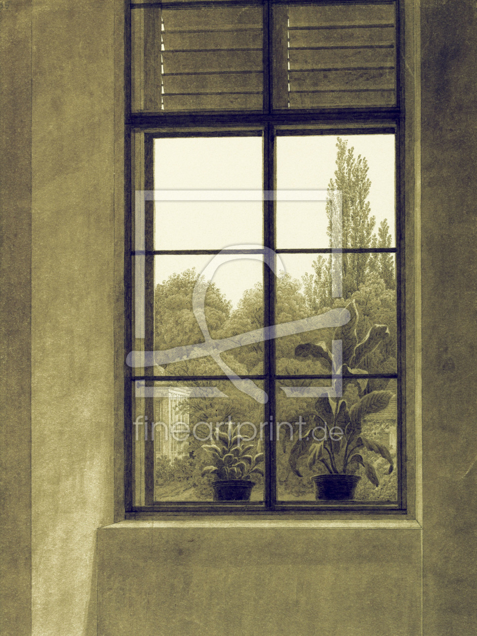 Bild-Nr.: 30000248 C.D.Friedrich/Window w.view o.park/c1806 erstellt von Friedrich, Caspar David