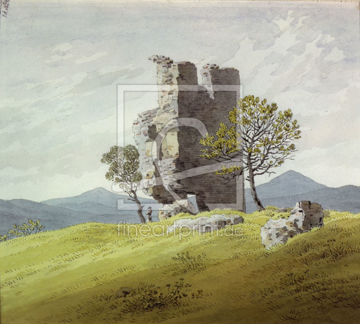 Bild-Nr.: 30000294 Friedrich / Tower ruin / c.1828 erstellt von Friedrich, Caspar David