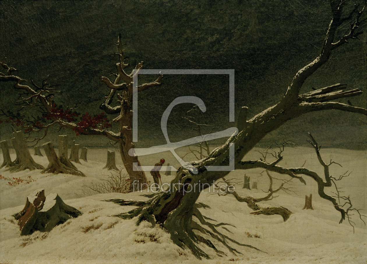 Bild-Nr.: 30000308 C.D.Friedrich, Winterlandschaft erstellt von Friedrich, Caspar David
