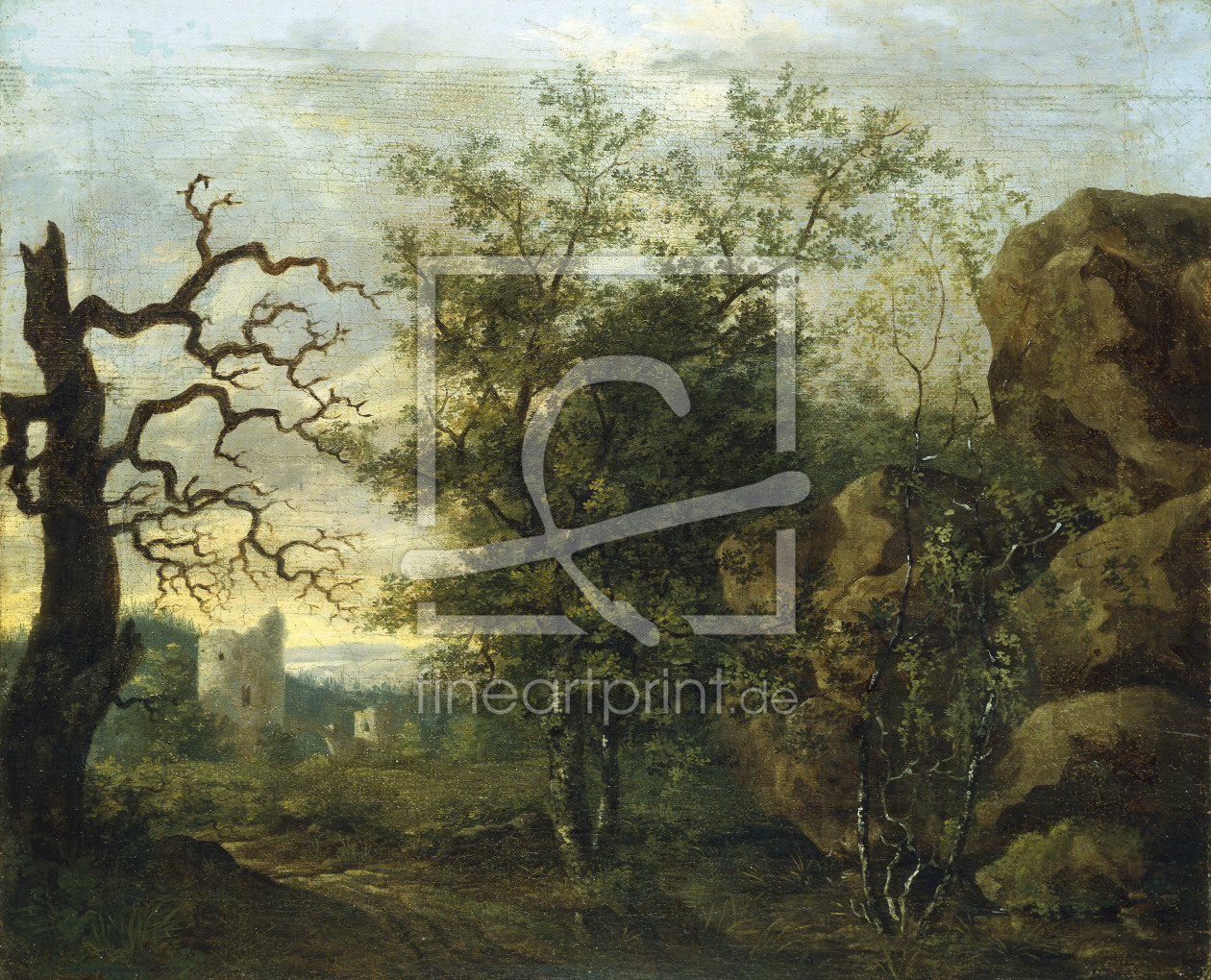 Bild-Nr.: 30000336 Friedrich/Landscape with bare tree/c1798 erstellt von Friedrich, Caspar David