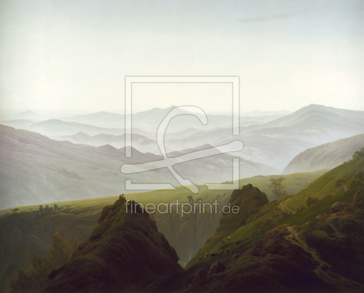 Bild-Nr.: 30000410 Friedrich /Morning i.th.Mountains/ 1822 erstellt von Friedrich, Caspar David