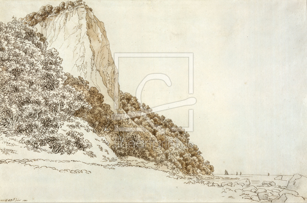 Bild-Nr.: 30000412 Friedrich / Stubbenkammer / 1801 erstellt von Friedrich, Caspar David