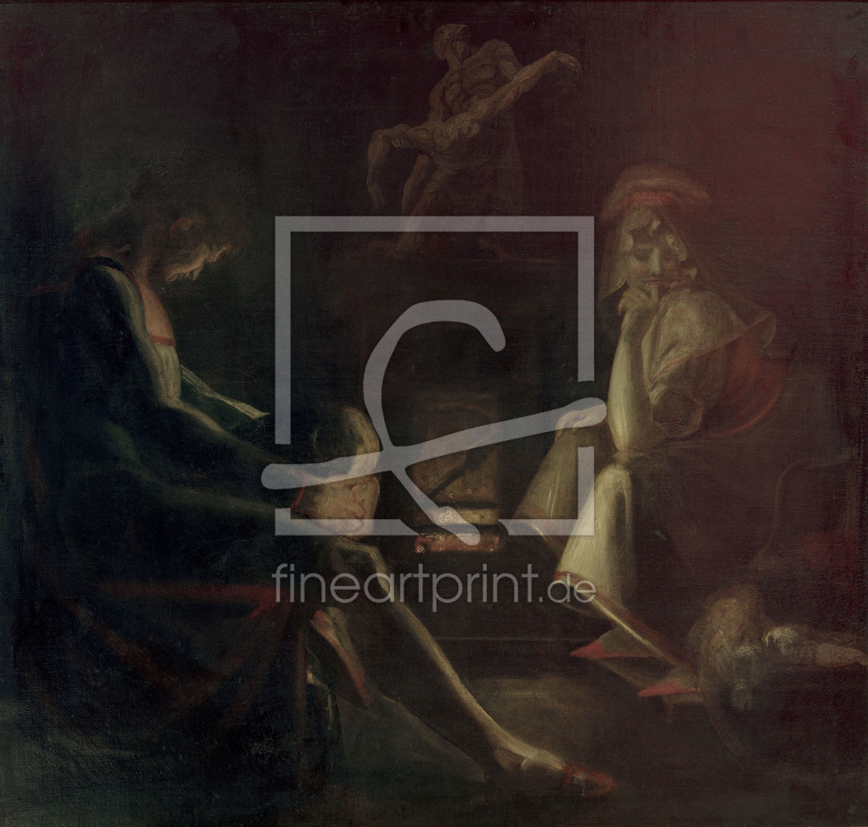 Bild-Nr.: 30000454 J.H.Füssli / The silence / c.1786 erstellt von Füssli, Johann Heinrich d.J.