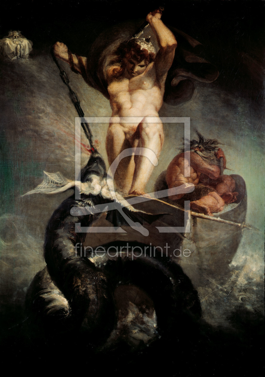 Bild-Nr.: 30000492 Fuseli /Thor Fighting Midgard Snake/1788 erstellt von Fuessli, Johann Heinrich th.y.