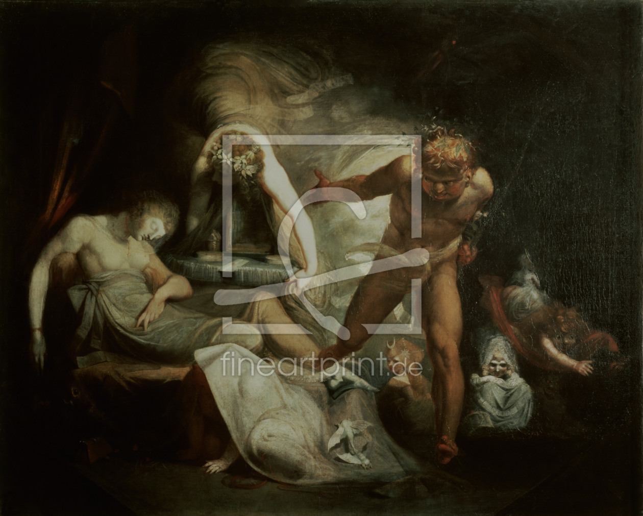 Bild-Nr.: 30000496 Fuseli / Belinda's Dream / c. 1780/90 erstellt von Füssli, Johann Heinrich d.J.