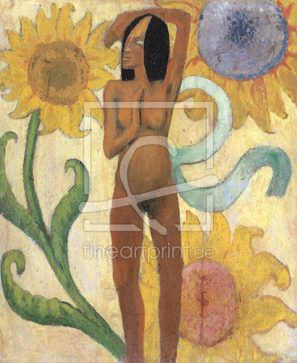 Bild-Nr.: 30000588 P.Gauguin, Naked female figure erstellt von Gauguin, Paul