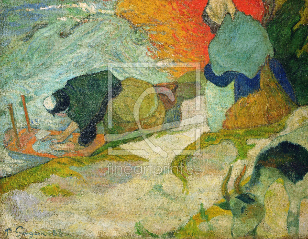 Bild-Nr.: 30000590 P.Gauguin,WÃ¤scherinnen am Roubine-du-Roi erstellt von Gauguin, Paul