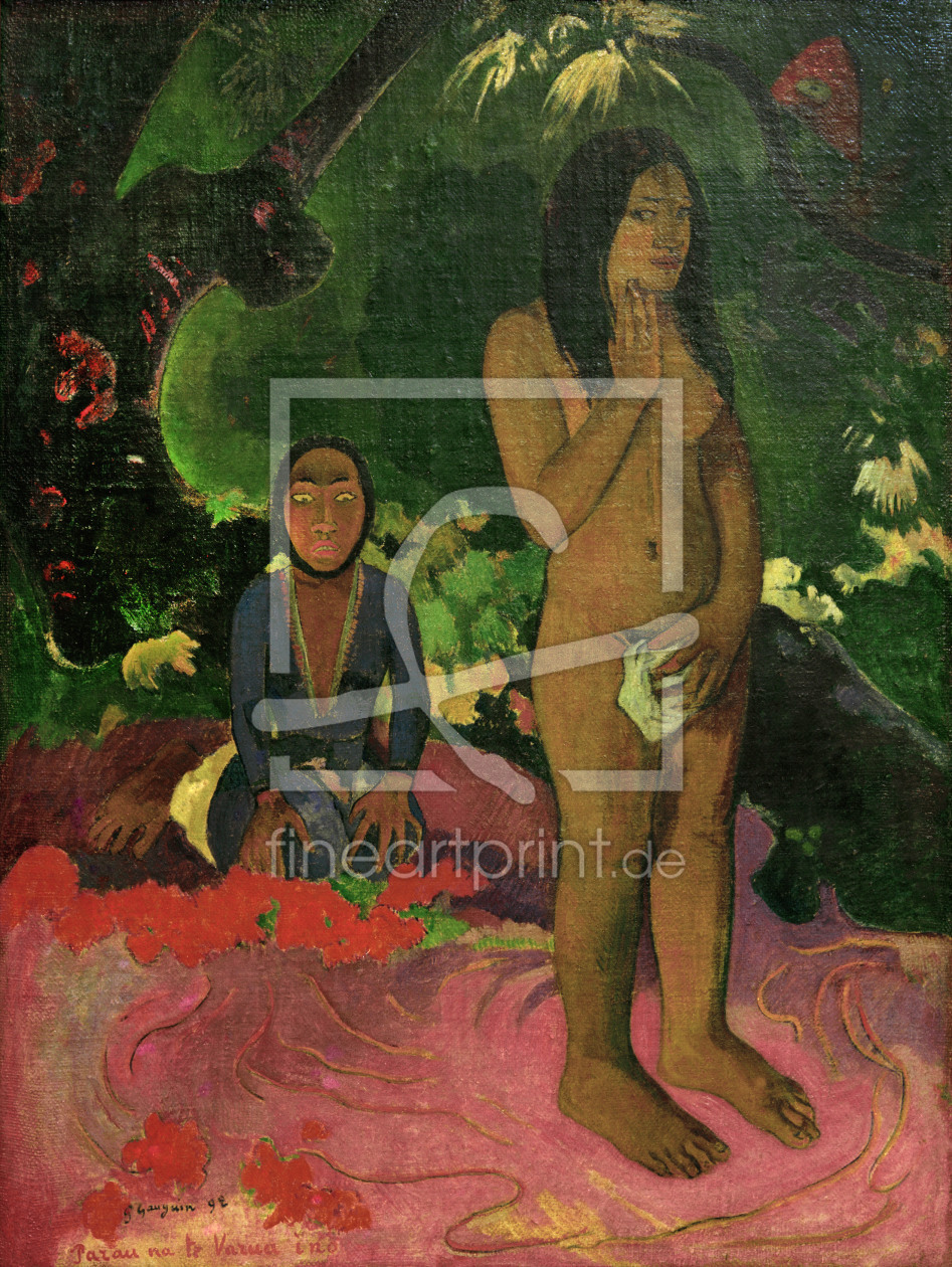 Bild-Nr.: 30000616 P.Gauguin/ Parau na te varua ino erstellt von Gauguin, Paul