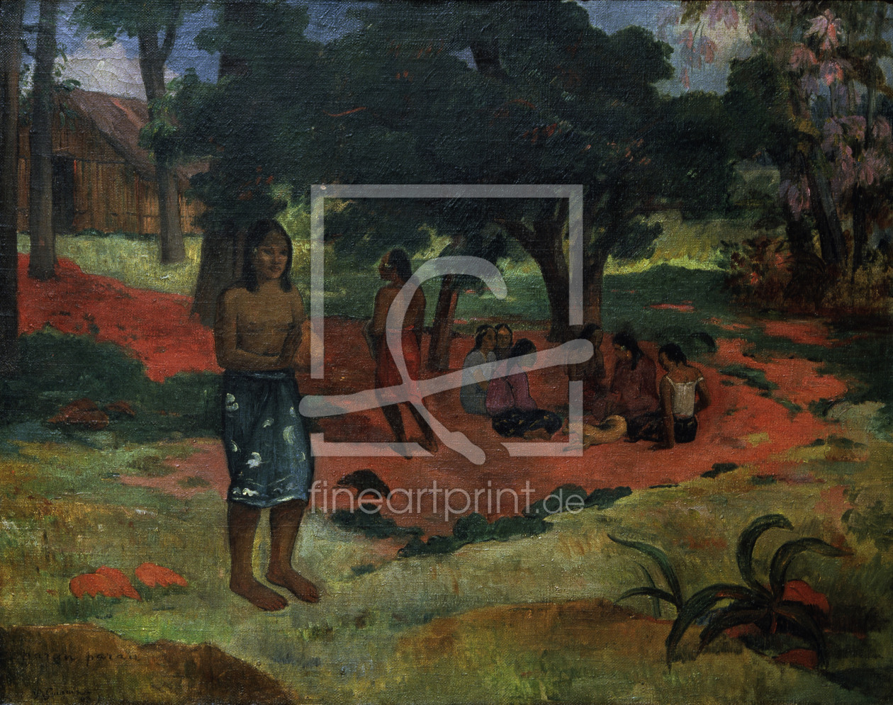 Bild-Nr.: 30000618 P.Gauguin / Parau parau / 1892 erstellt von Gauguin, Paul